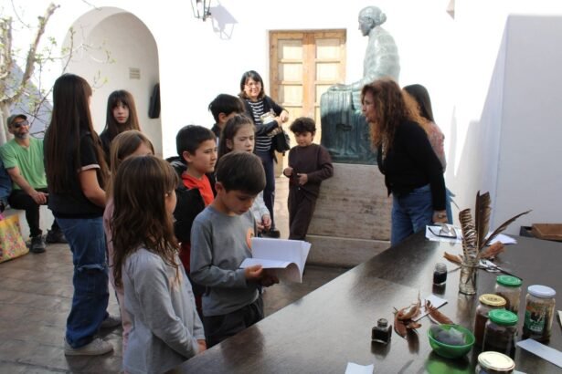 Actividad familiar en Casa Natal de Sarmiento para ilustrar planes con chicos en San Juan.