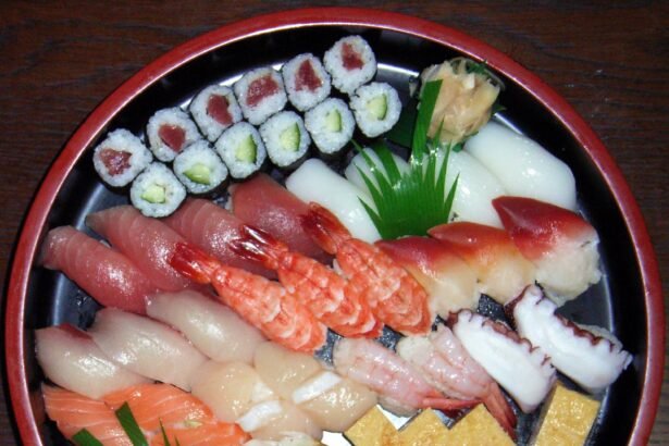 Tabla de sushi variado