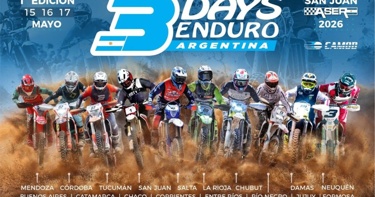 3 Days Enduro Argentina en San Juan 2026: fechas y datos de la competencia