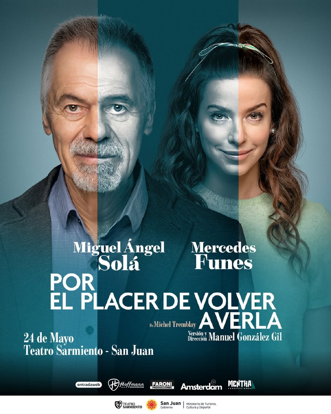 Miguel Ángel Solá en San Juan: función el 24 de mayo