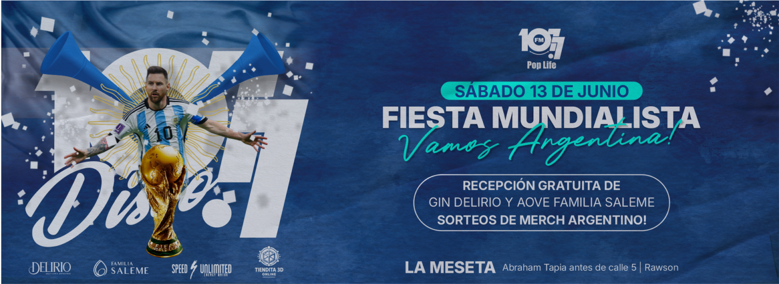 Fiesta Mundialista en San Juan: noche 80, 90 y 2000 en La Meseta