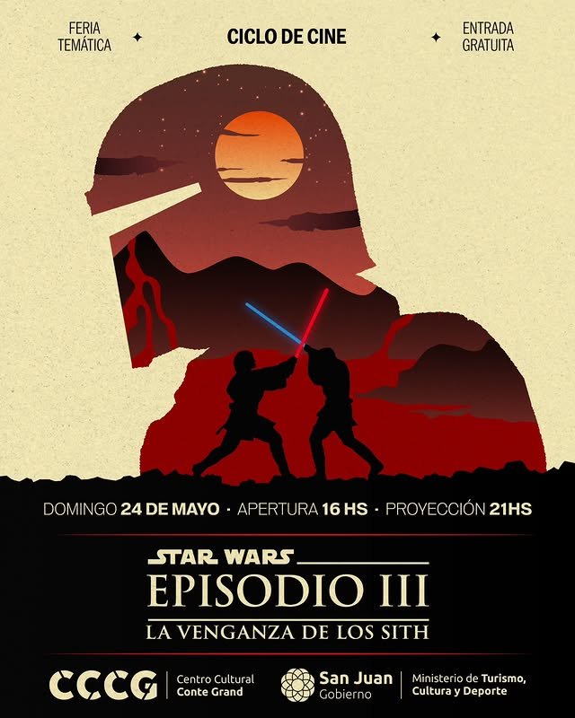 Star Wars en San Juan: cine y feria gratis el 24 de mayo