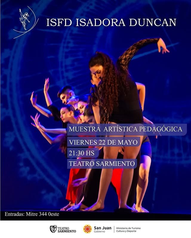 Isadora Duncan en San Juan: muestra artística el 22 de mayo