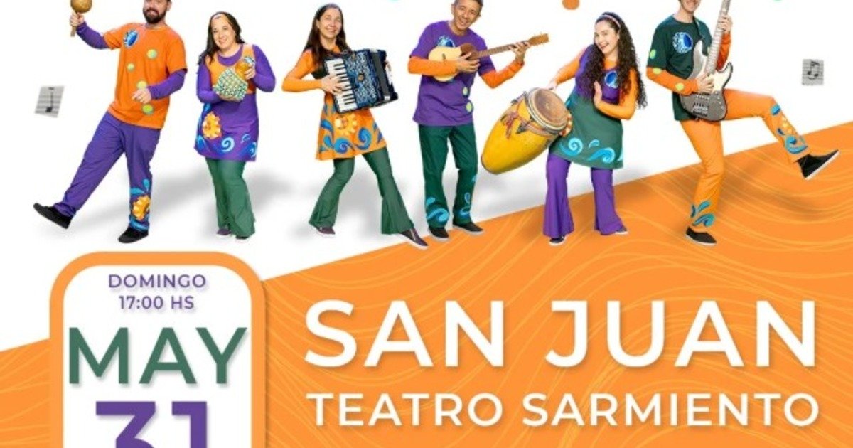 Canticuénticos en San Juan: show familiar el 31 de mayo