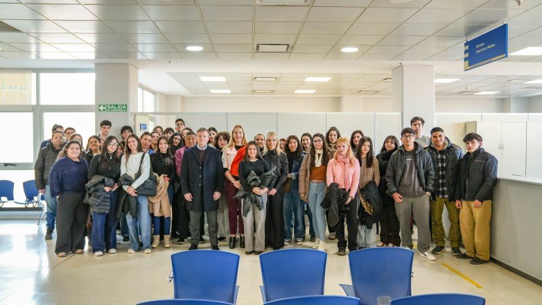 Estudiantes de Ciencias Económicas de la UNSJ recorrieron la Subsecretaría de Trabajo