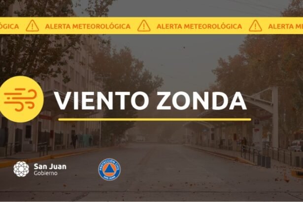 Viento Zonda: recomendaciones de Protección Civil para reducir riesgos