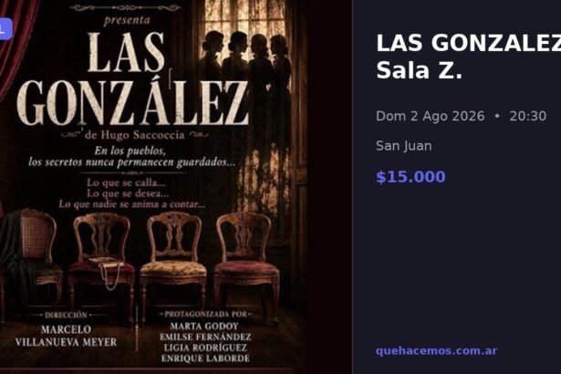 Las Gonzalez en Sala Z: recital con entrada desde $15.000