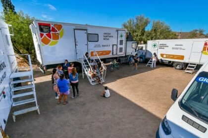Sarmiento: las Unidades Sanitarias Móviles atenderán en Pedernal hasta el 26 de junio