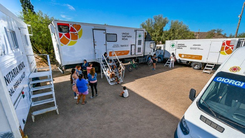 Sarmiento: las Unidades Sanitarias Móviles atenderán en Pedernal hasta el 26 de junio