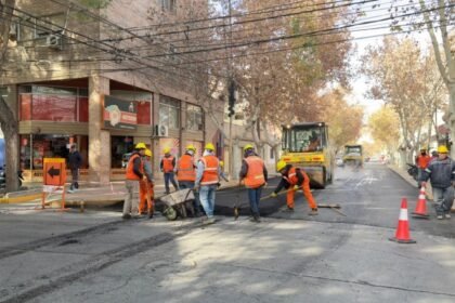Pavimentación del microcentro: avances en obras de Capital San Juan