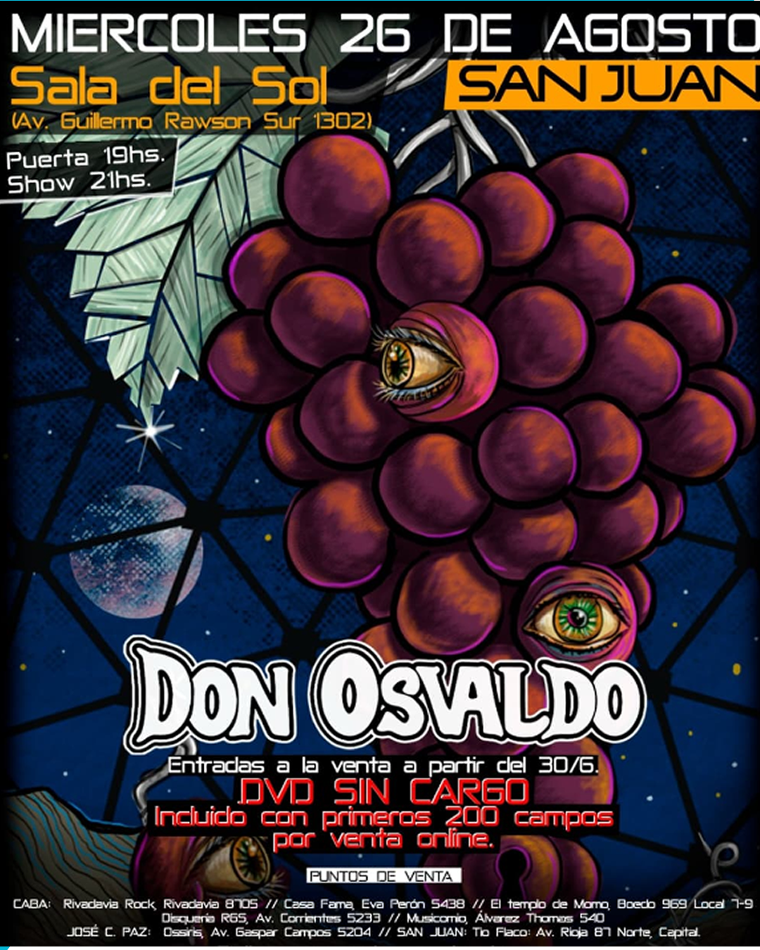 Don Osvaldo en San Juan