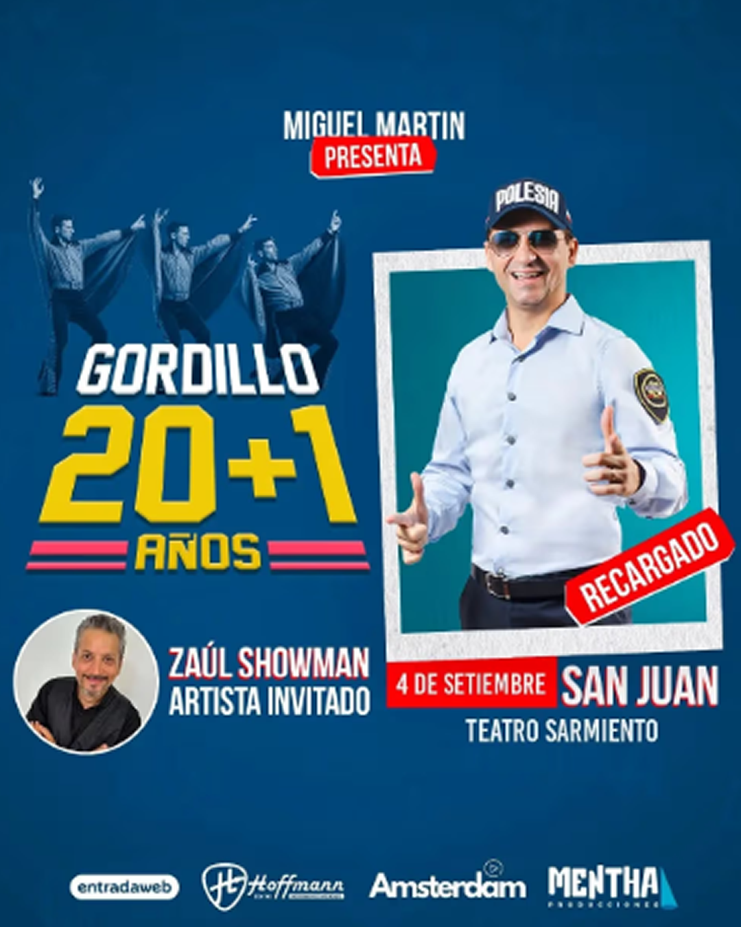 Gordillo 20+1 Años en San Juan