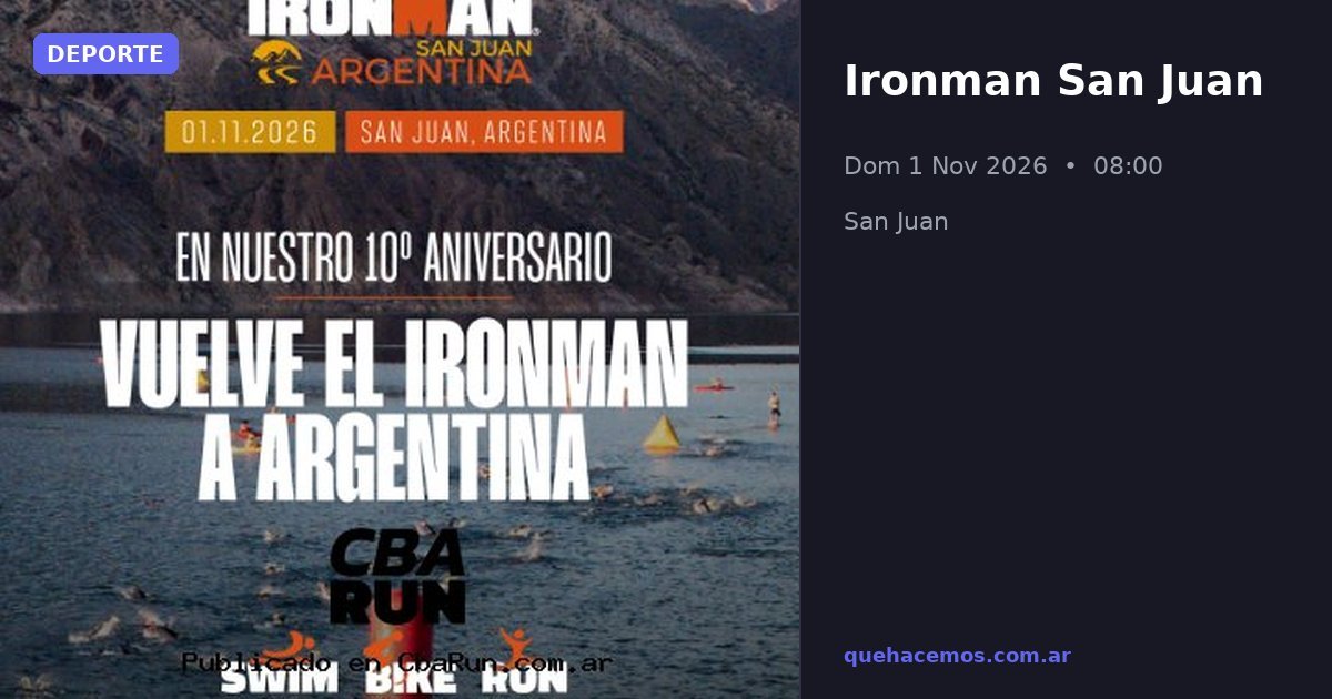 Ironman San Juan en San Juan