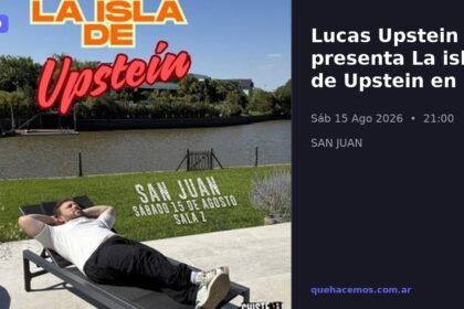 Lucas Upstein presenta La isla de Upstein en San Juan