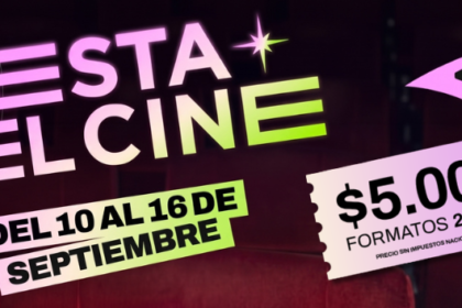 Banner oficial de la Fiesta del Cine en San Juan, del 10 al 16 de septiembre